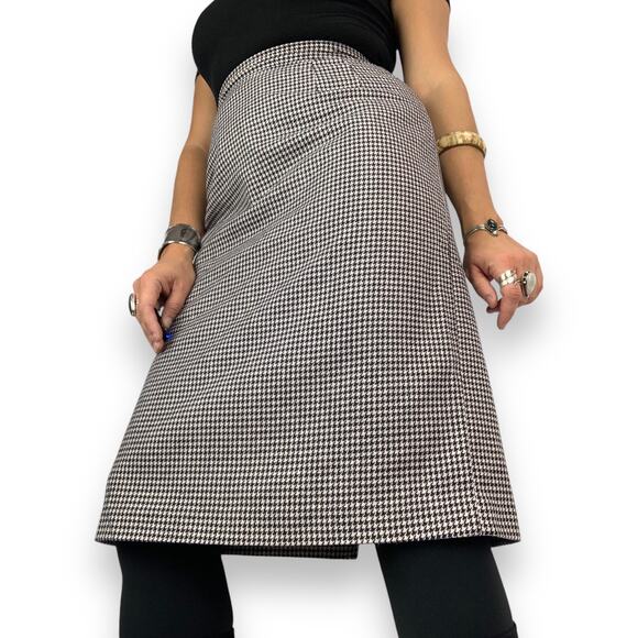 Vintage wool houndstooth pencil skirt by SAG HARBOR - Picture 11 of 16